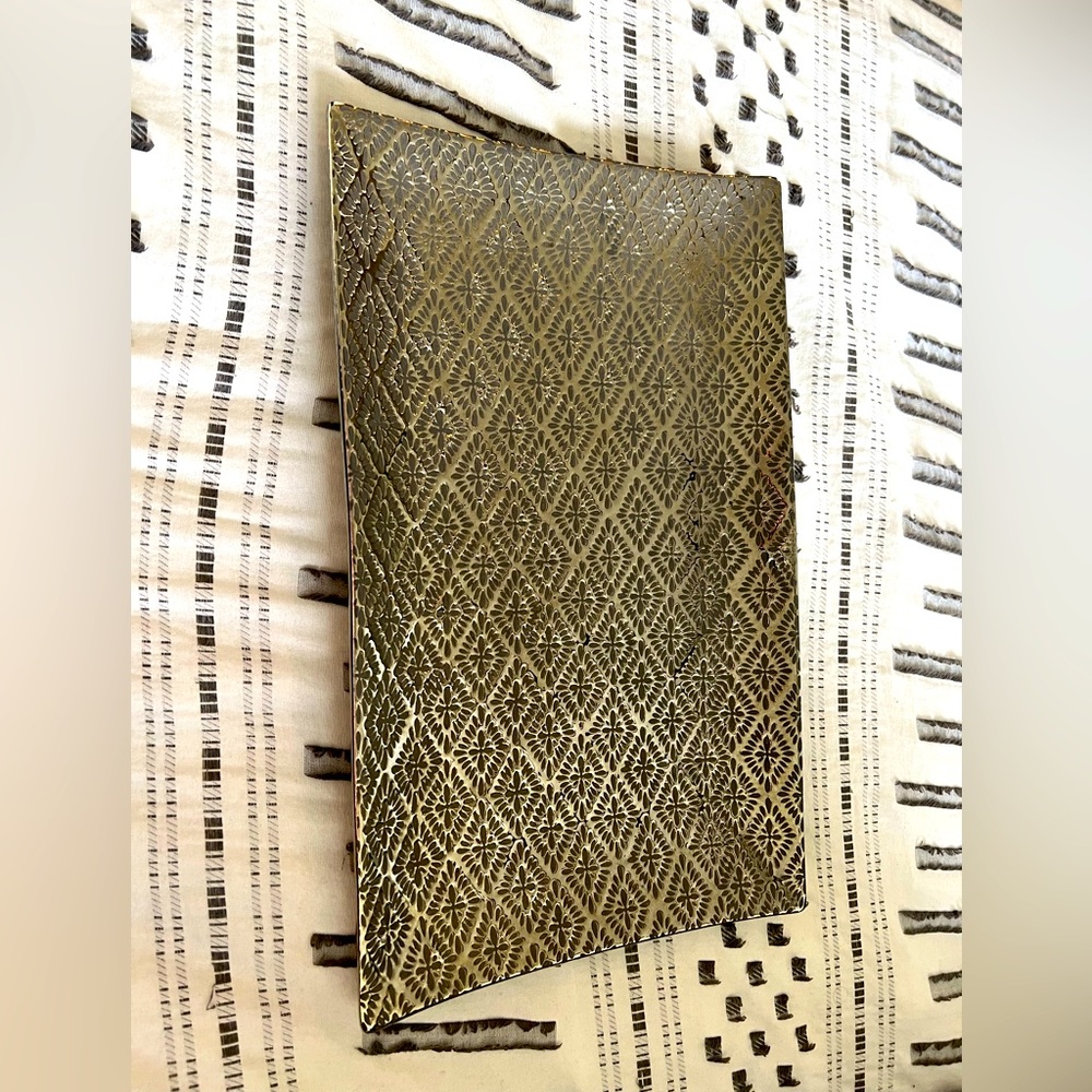 Decorative silver tray